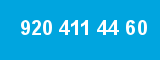 920 411 44 60 920 411 44 60